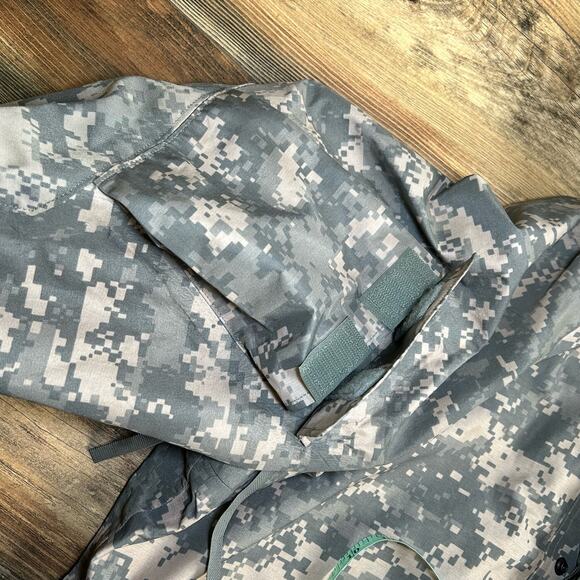 Camouflage Military Parka Jacket Camo Coat Nylon Hooded Cold Weather Medium - Picture 13 of 13
